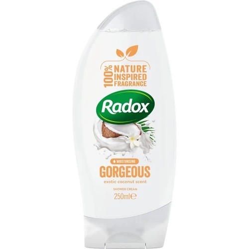 Radox sprch.gel Gorgeous Coconut 250ml | Toaletní mycí prostředky - Sprchové gely - Dámské Radox sprch.gel Gorgeous Coconut 250ml | Toaletní mycí prostředky - Sprchové gely - Dámské